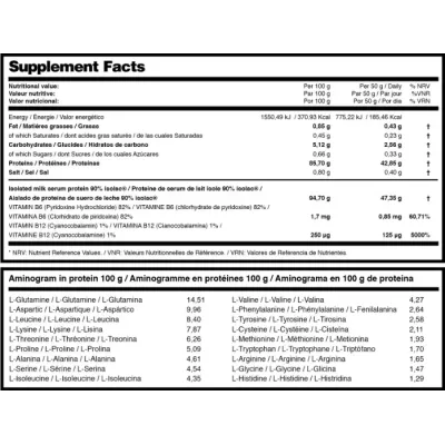 Iso 100 - 100% Whey Isolated - 1.800 gr